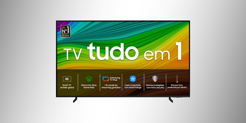 Samsung Q60D - Com tecnologia de Pontos Quânticos