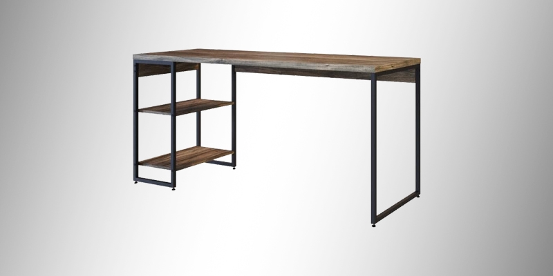 Dynamica 150cm cm 2 prateleiras - Mesa grande também com prateleiras