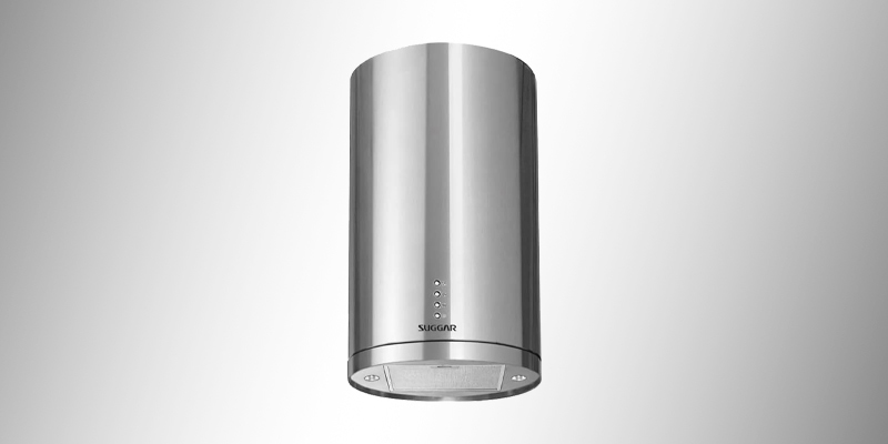 Suggar Quartzo Redonda - Coifa compacta e com design diferente