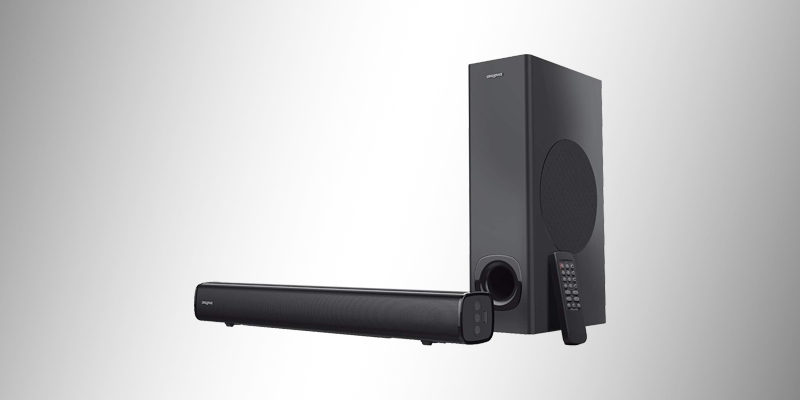 Creative Soundbar com subwoofer - Soundbar compacta