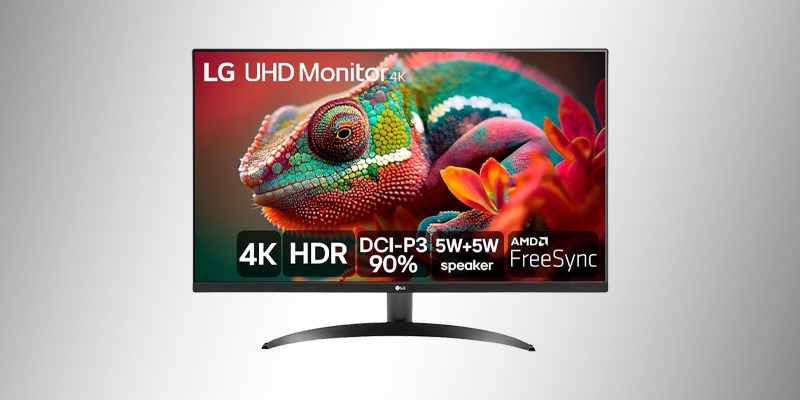 LG 32UR500-B 4K - Resolução 4K e painel VA de 32'