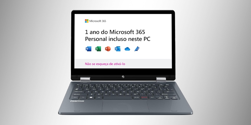 Positivo Duo 2 em 1 C4128B-3 - Barato com tela touch