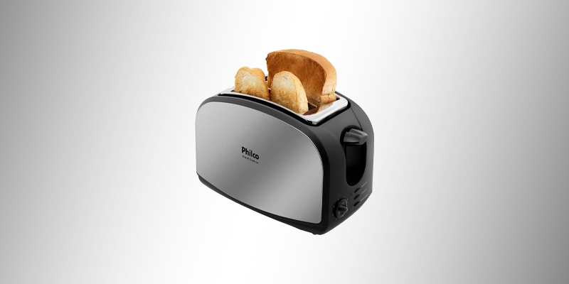 Philco French Toast Inox - Traz acabamento Inox