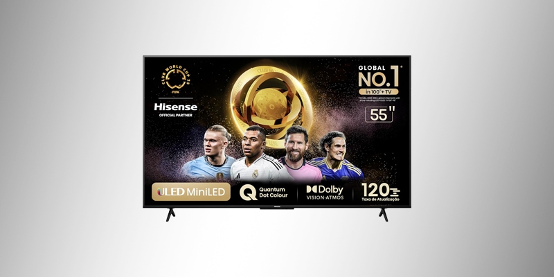 Hisense 55U6N - Tecnologia Mini LED acessível