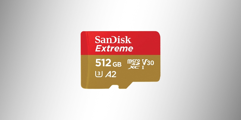 SanDisk Extreme 512GB - Indicado para gravações 4K