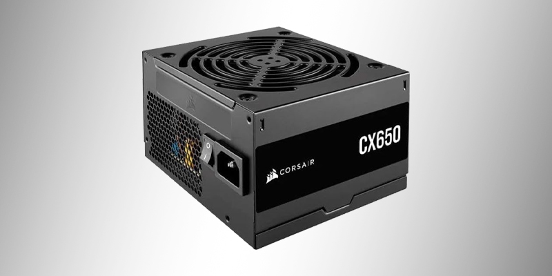 Corsair CX650 650W - Garante até 88% de eficiência energética