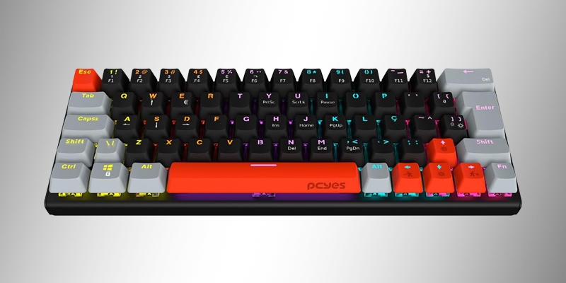 PCYES Kuromori PTKM60BL - Mecânico 60% para iniciantes