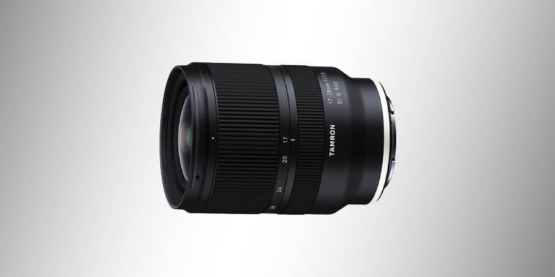 Tamron 17-28mm f/2.8 Di III RXD - Grande angular leve e luminosa