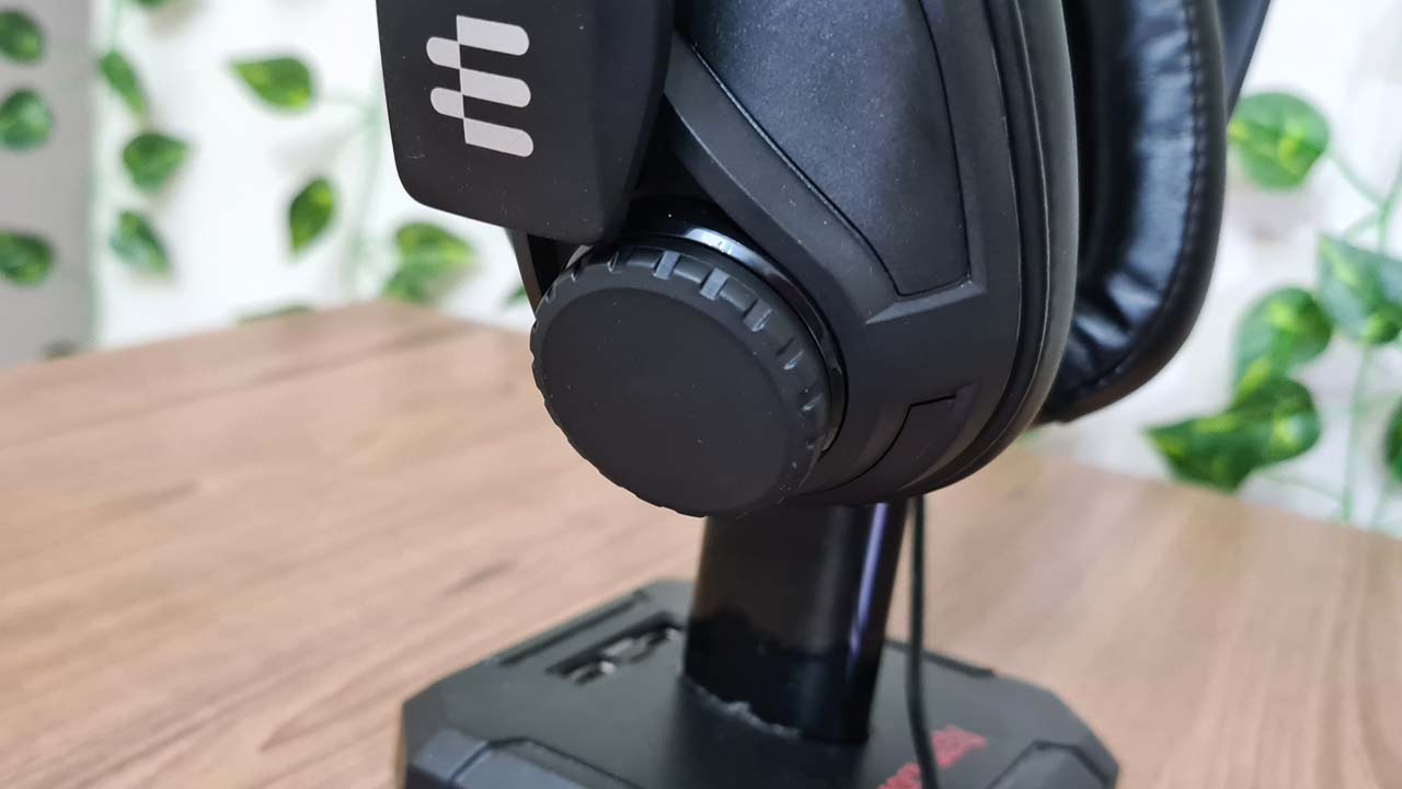 Controlador de volume do headset