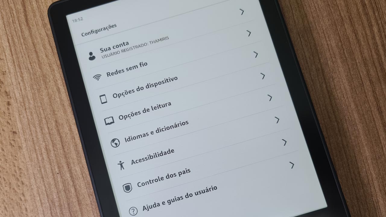 Todas as configurações do Novo Kindle Paperwhite